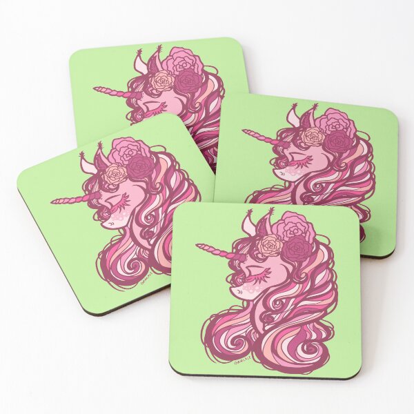 Item preview, Pink Rose Unicorn designed and sold by JanGrackle.