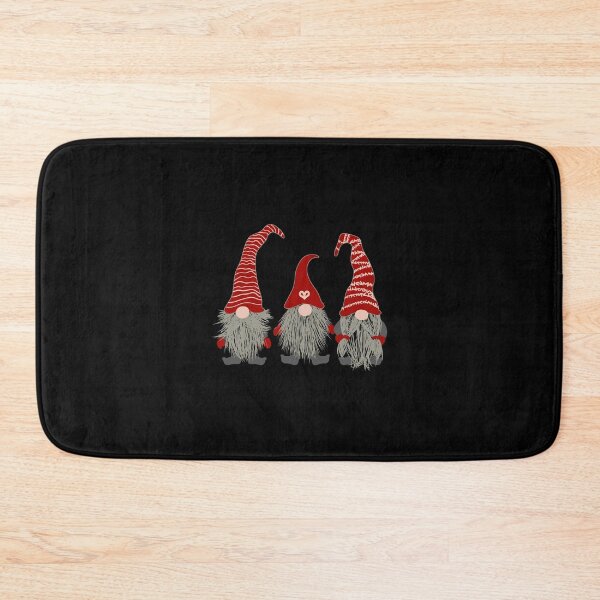 Item preview, 3 Nordic Gnomes Swedish Nisse Tomte Christmas Pajama Gift Long Sleeve T-Shirt designed and sold by zerniakcor.