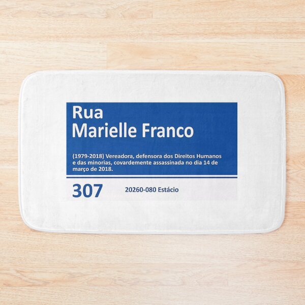Item preview, Marielle Franco designed and sold by PoliticsPrint.