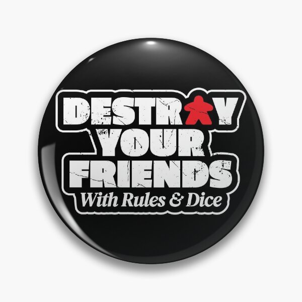 Item preview, Destroy Your Friends With Rules And Dice Board Game designed and sold by DnlDesigns.