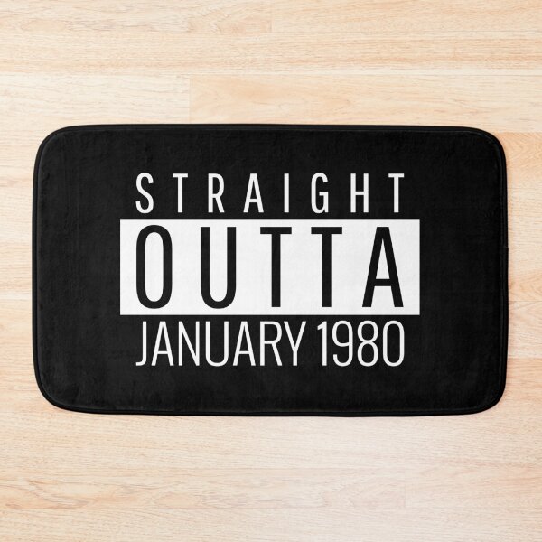 Item preview, Straight Outta January 1980  designed and sold by Teelogic.