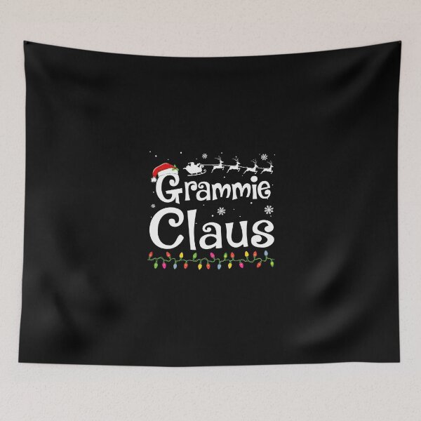Item preview, Grammie Claus Funny Grandma Santa Pajamas Christmas Gift Long Sleeve T-Shirt designed and sold by isalvatore.