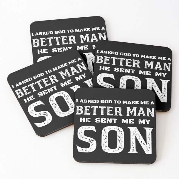 Item preview, I Asked God To Make Me A Better Man He Sent Me My Son designed and sold by Magic-Offers.