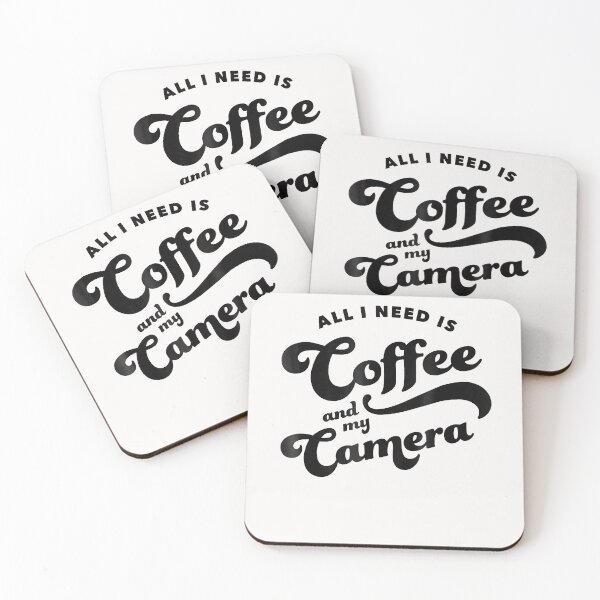 Item preview, All I Need Is Coffee And My Camera - Funny Photography  designed and sold by begin-again.
