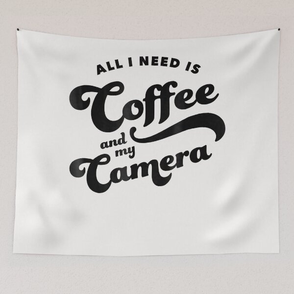 Item preview, All I Need Is Coffee And My Camera - Funny Photography  designed and sold by begin-again.
