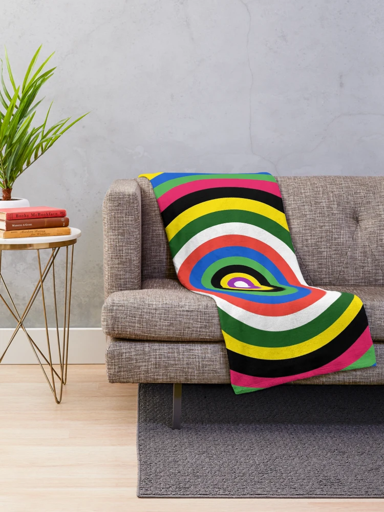 Thumbnail 2 of 6, Throw Blanket, Colorful circle pattern designed and sold by Rajeev Singh.