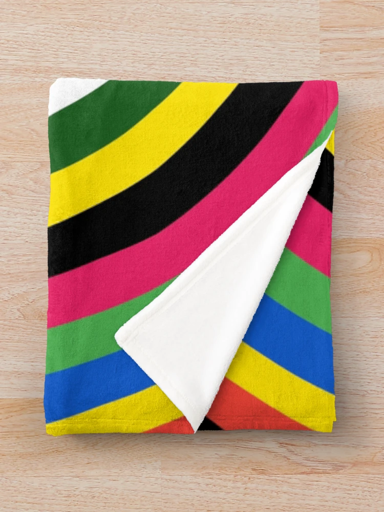 Thumbnail 3 of 6, Throw Blanket, Colorful circle pattern designed and sold by Rajeev Singh.