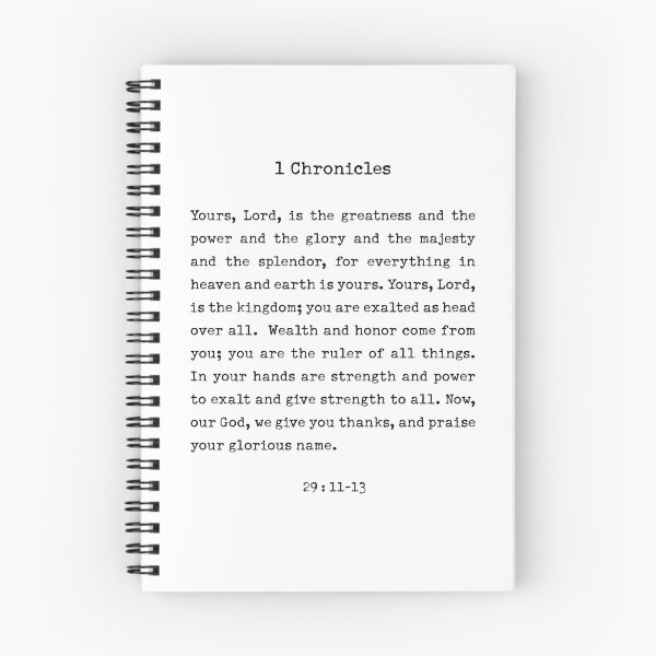 Item preview, I Chronicles 29:11-14 Now our God, we give you thanks, and praise your glorious name designed and sold by corbrand.