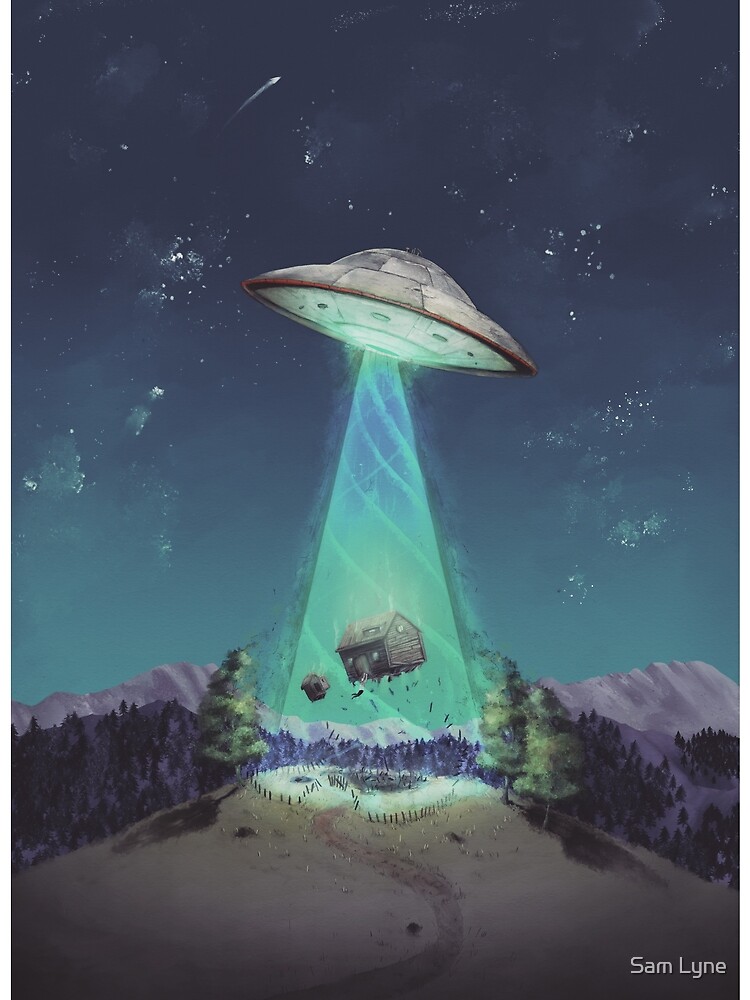 Thumbnail 5 of 5, Graphic T-Shirt, Abducted designed and sold by samlyneill.