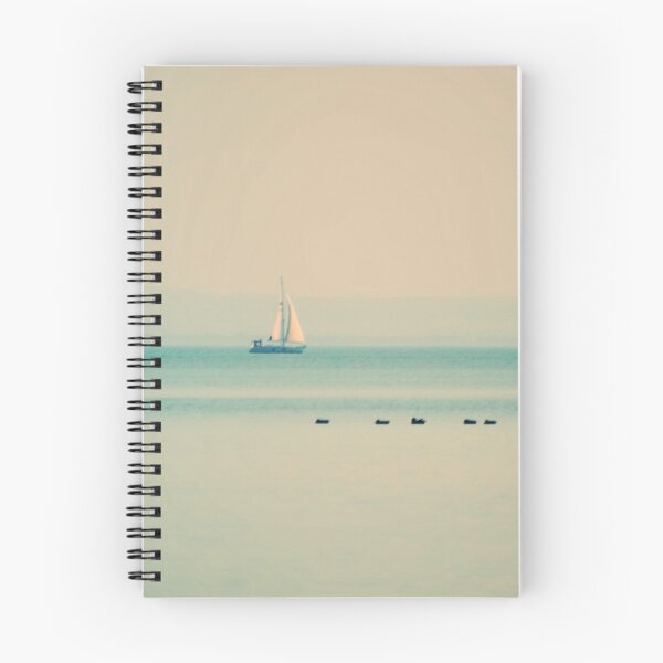 Item preview, sailingboat on lake with ducks designed and sold by palinta.