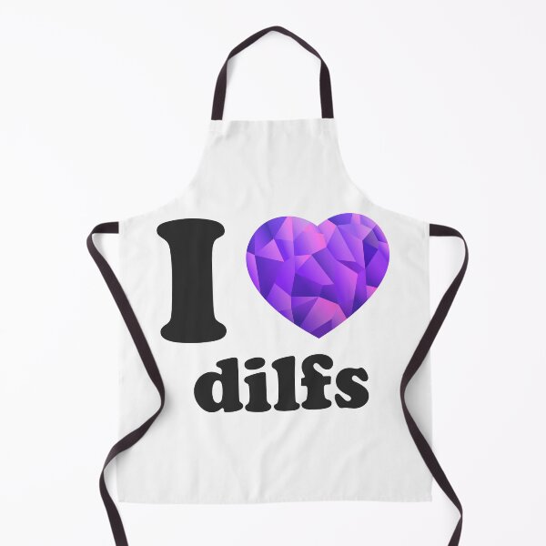 Item preview, I HEART DILFS - I LOVE DILFS - PURPLE HEART designed and sold by aventi24.