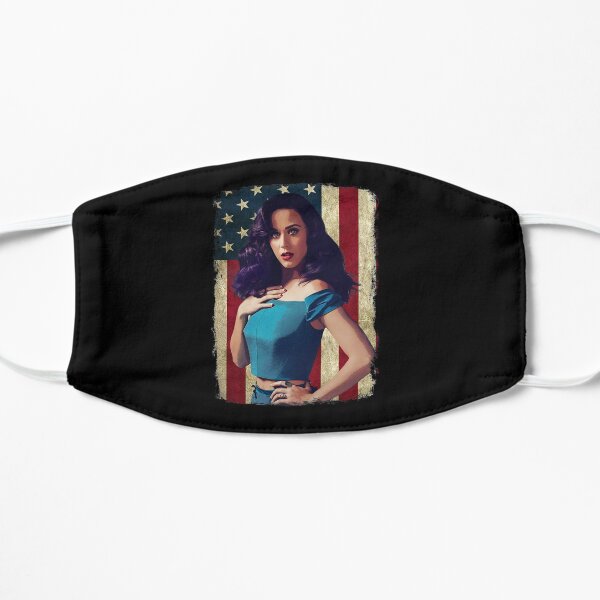 Vintage American Flag Katy Perry Legend Flat Mask
