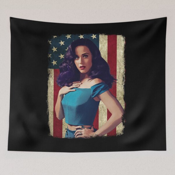 Item preview, Vintage American Flag Katy Perry Legend designed and sold by guusvanloon.