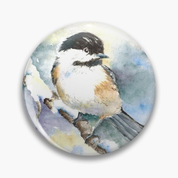 Item preview, Chickadee Watercolor Art  designed and sold by poposart.