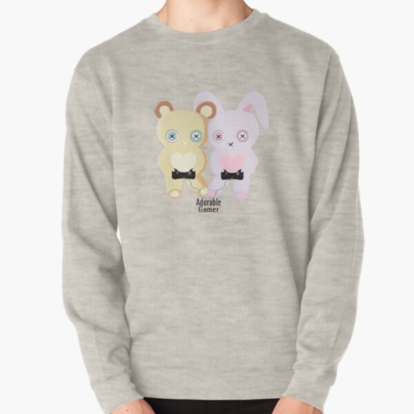 Adorable Gamer ~ Teddy & Bunny Pullover Sweatshirt
