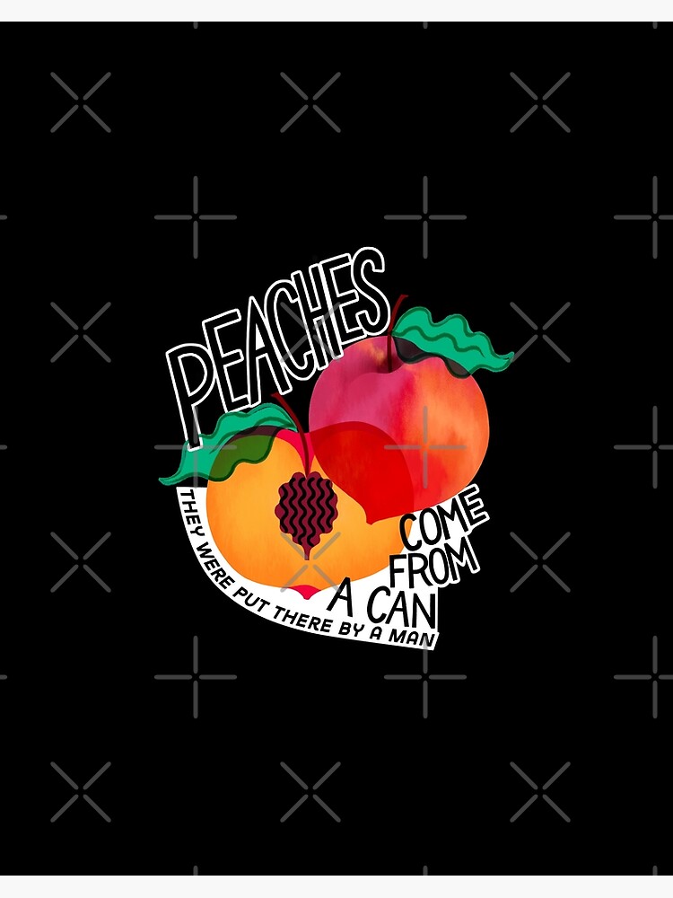 Peaches Lyrics Graphic Art Board Print for Sale by Print-By-Design