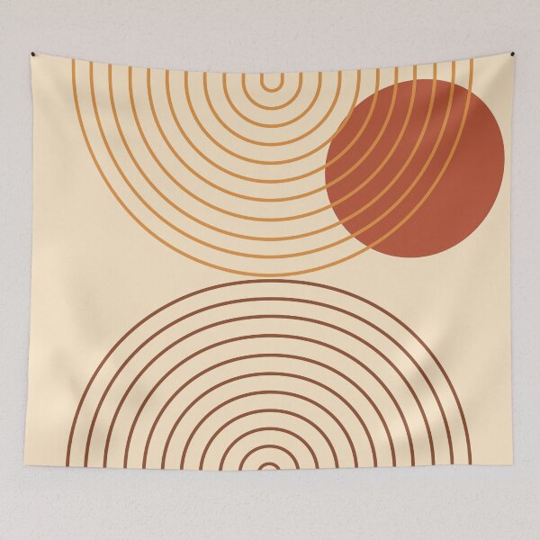 Item preview, Minimalist Sunrise Abstract designed and sold by MaiZephyr.