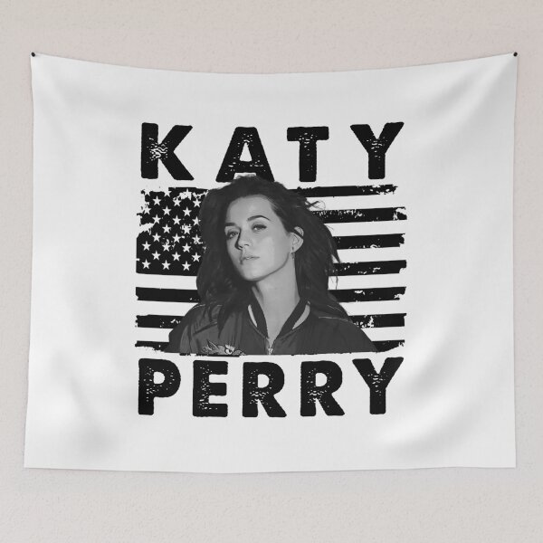 Item preview, Retro American Flag Katy Perry Music Gift designed and sold by guusvanloon.