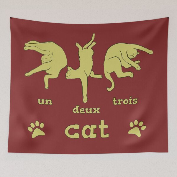 Item preview, Un Deux Trois Cat designed and sold by LicencaPoetica.