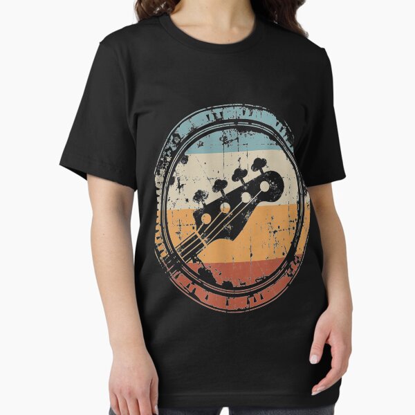 Artikel-Vorschau von Vintage Bassgitarre Kopfplatte für Bassisten und Bassisten T-Shirt, designt und verkauft von HaileyPeterart.