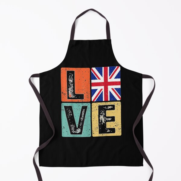 Item preview, Vintage Retro I Love United Kingdom Flag For British Pride designed and sold by avareid3.
