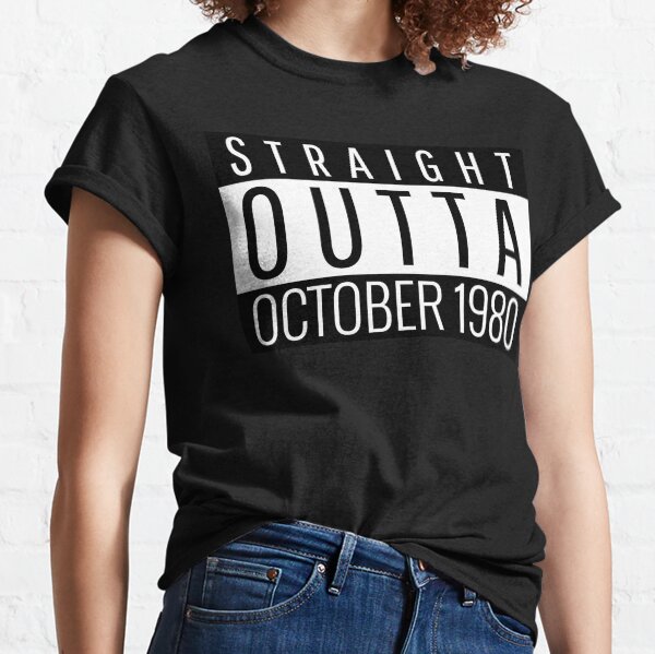1980 t shirt ladies