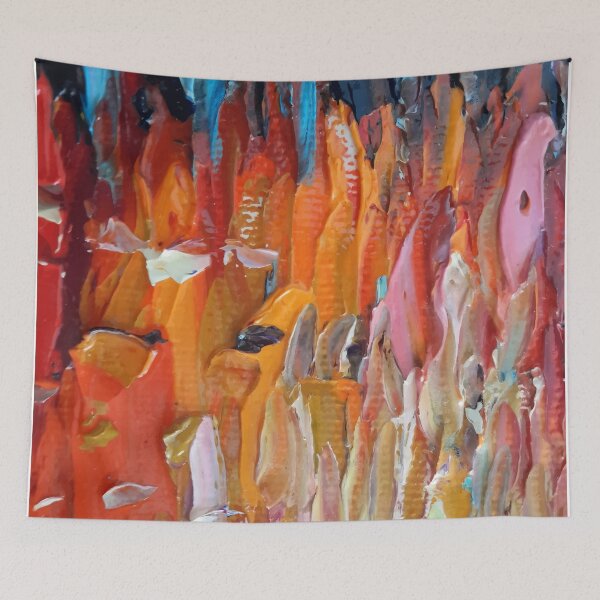 Item preview, Impasto oil abstract pallete knife 2 designed and sold by Barhavin.