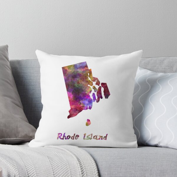 Item preview, Estado de Rhode Island en acuarela designed and sold by paulrommer.