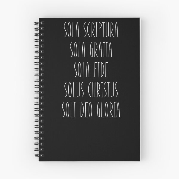 Aperçu de l'œuvre 5 Solas Five Solas Graphic Thin Police créée et vendue par Zoe White.