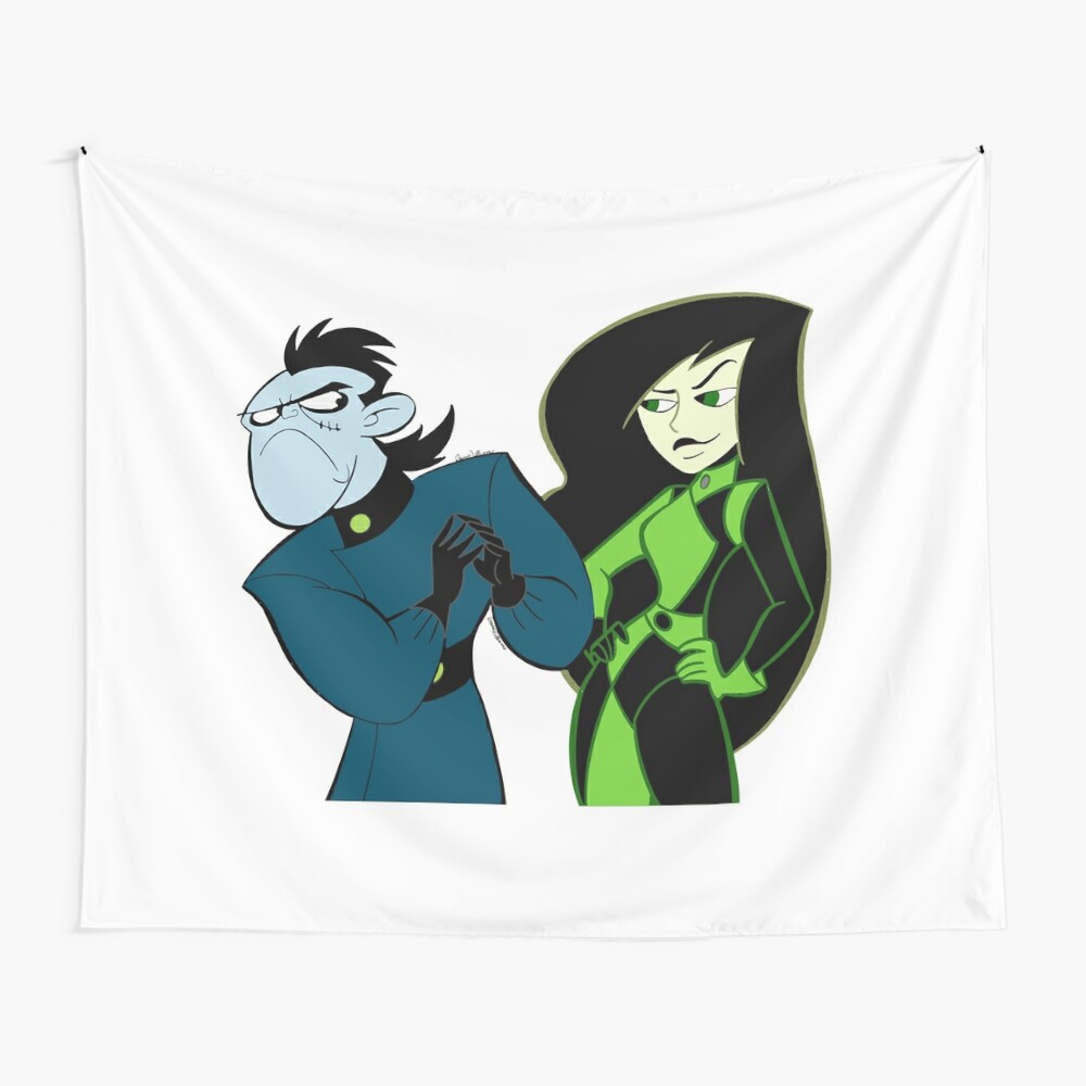 Shego with DR Drakken characters from Kim cartoon possible art