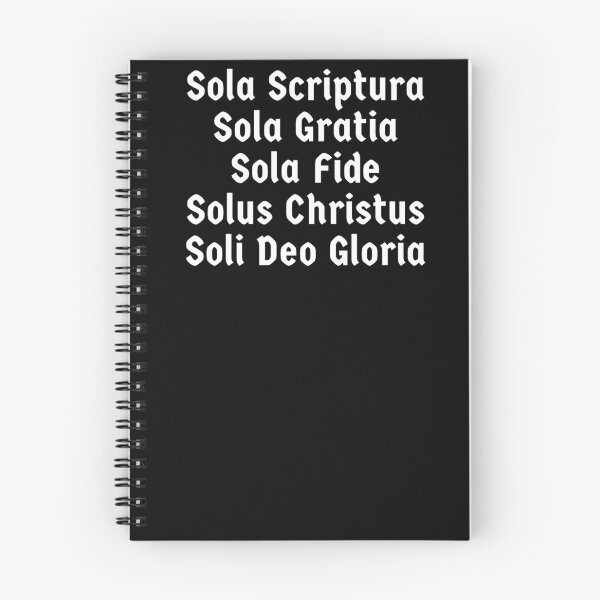 Aperçu de l'œuvre 5 solas Five Solas Graphic avec une police d'inspiration allemande créée et vendue par Zoe White.