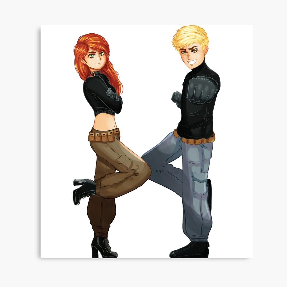 Average Kim and Ron possible cartoon design classic