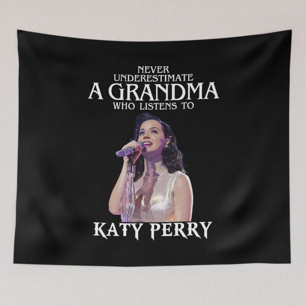 Item preview, Vintage Never Underestimate A Woman Who Listens to Katy Perry designed and sold by guusvanloon.