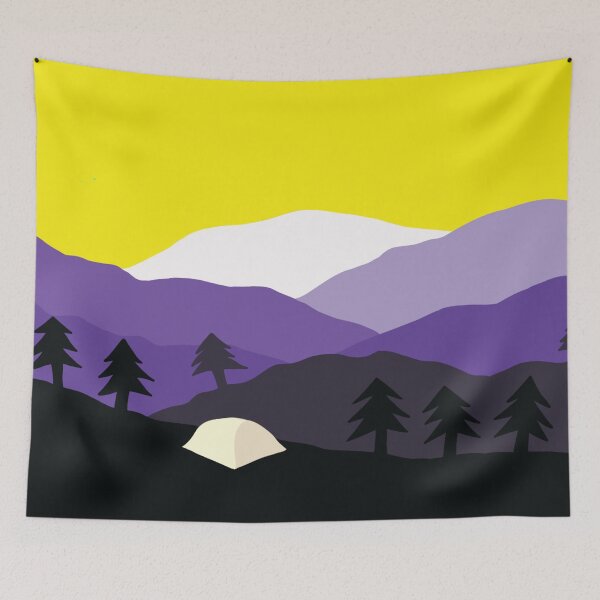Item preview, Non-binary pride flag designed and sold by natsuxgray.