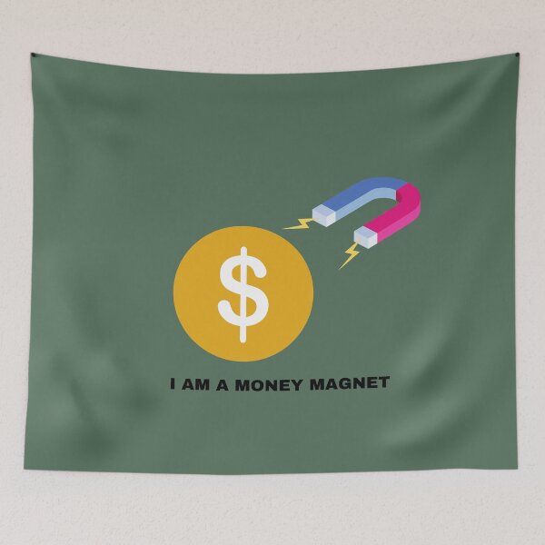 Item preview, I AM A MONEY MAGNET designed and sold by myteebaq.