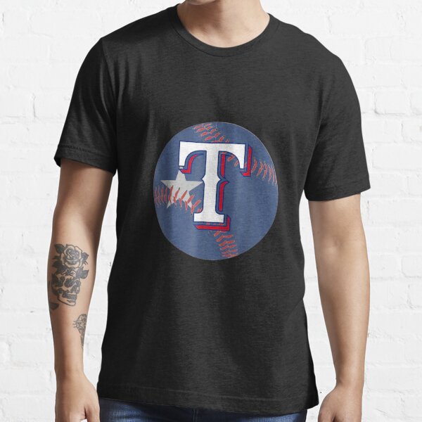 Texas Rangers T logo Distressed Vintage logo T-shirt 6 Sizes S-3XL!!