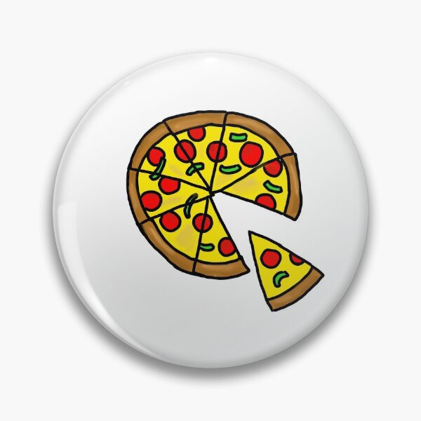 Item preview, Pepperoni and green pepper pizza designed and sold by ShopCaroDesigns.