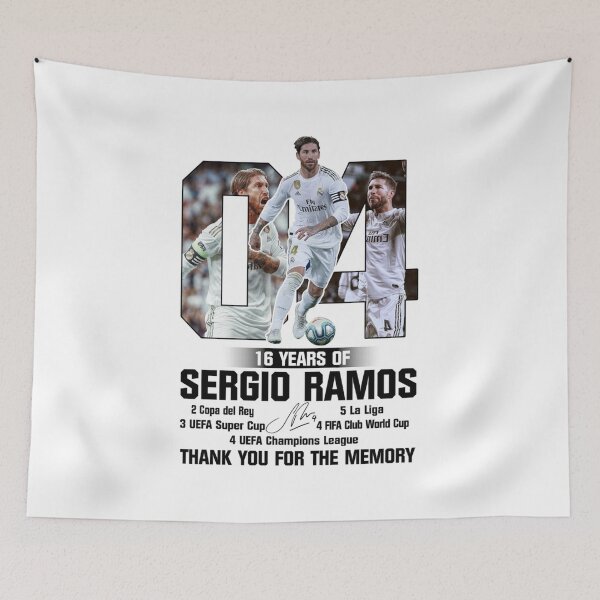 Item preview, 16 Years Of Sergio Ramos- Thank You For The Memory Shirt Gift For Fans, Gift For Men and Women, Gift Halloween Day, Gift Thanksgiving, Gift Christmas Day designed and sold by JoseOrdone.