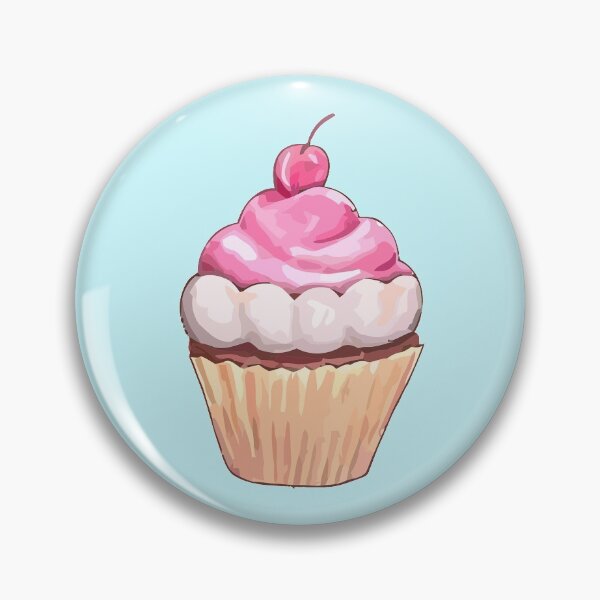 Item preview, Wedding Cupcake with Icing and Cherry on Top designed and sold by junebug042.