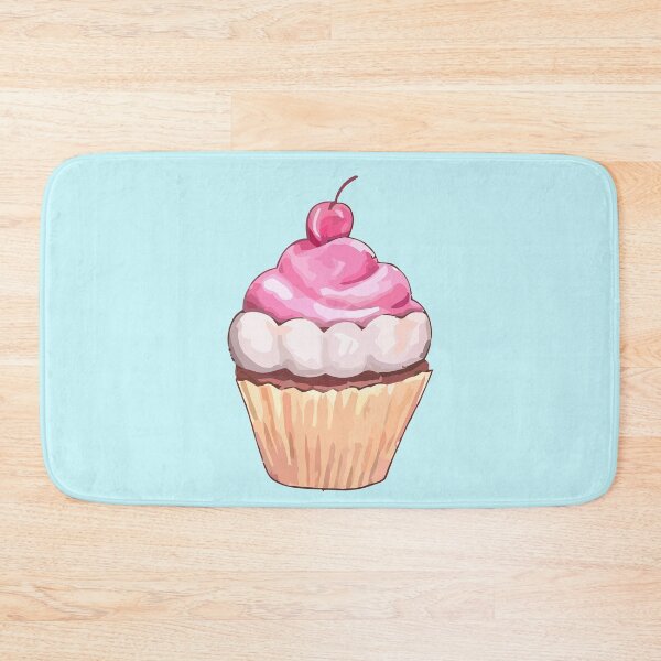 Item preview, Wedding Cupcake with Icing and Cherry on Top designed and sold by junebug042.
