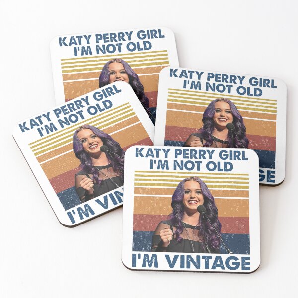 Item preview, Retro Shirt Katy Perry Girl I'm Not Old I'm Vintage designed and sold by guusvanloon.