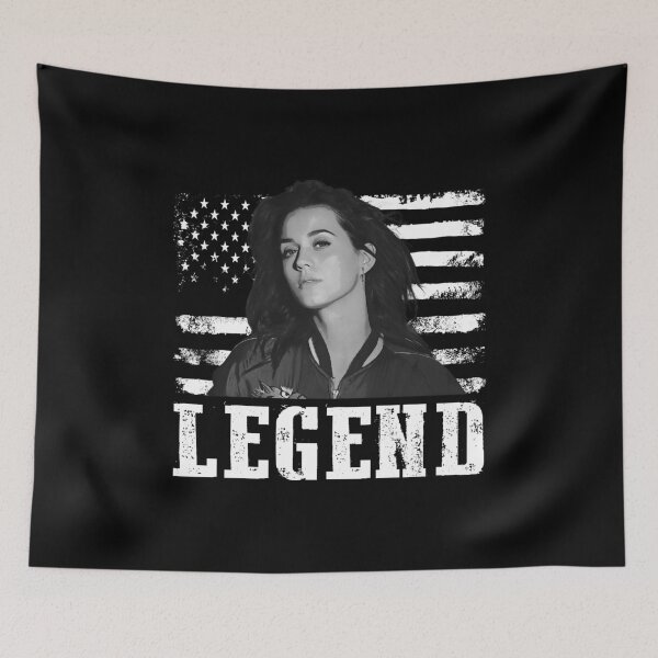 Item preview,  Distressed American Flag Katy Perry Music Legend designed and sold by guusvanloon.