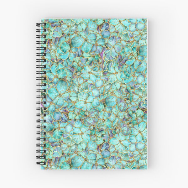 Item preview, Abstract flowers with golden streaks and rust  designed and sold by IrinaIkar.