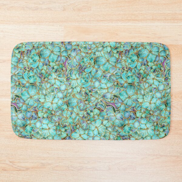 Item preview, Abstract flowers with golden streaks and rust  designed and sold by IrinaIkar.