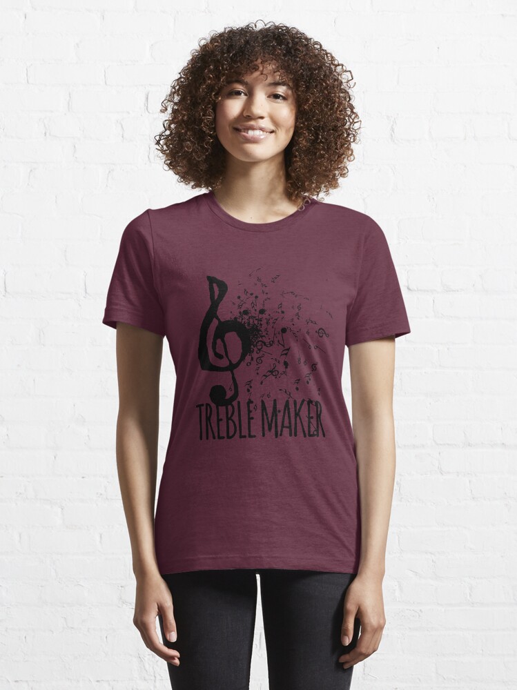 Alternate view of Treble Maker Music Pun Essential T-Shirt