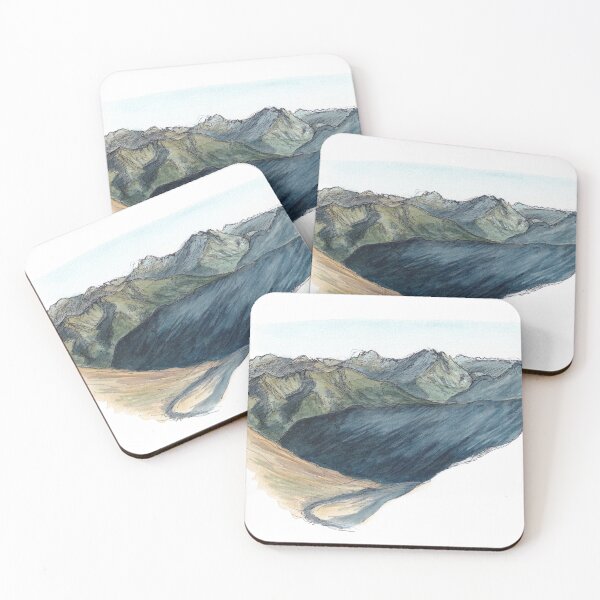 Item preview, Kepler Track Great Walk - Te Anau South Branch Watercolour designed and sold by Tom Napper Design.