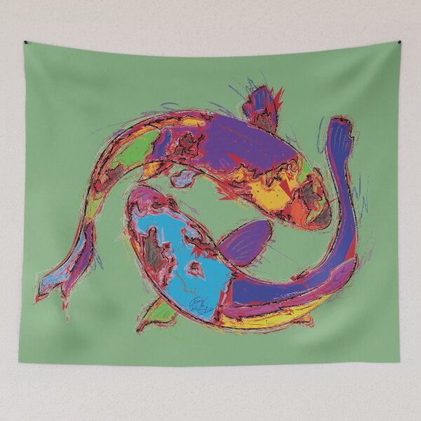 Item preview, Dancing Koi Fish designed and sold by JohnnyPraize.