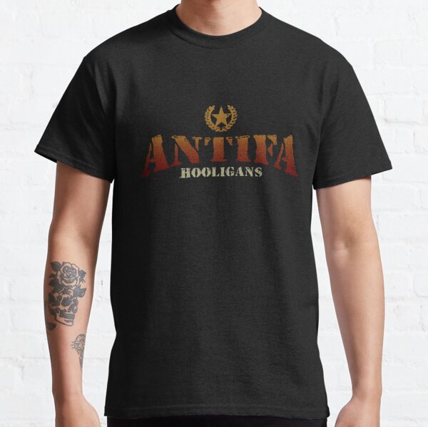 安い antifa黒tシャツ