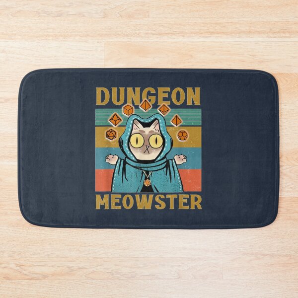 Item preview, Dungeon Meowster Funny NerdyGamer CatD20 Dice RPG designed and sold by Taoalzma.
