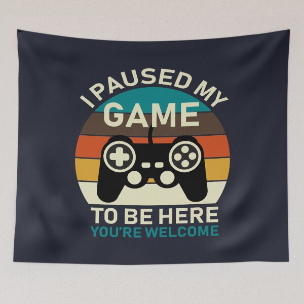 Item preview, I Paused My Game To Be Here designed and sold by Taoalzma.